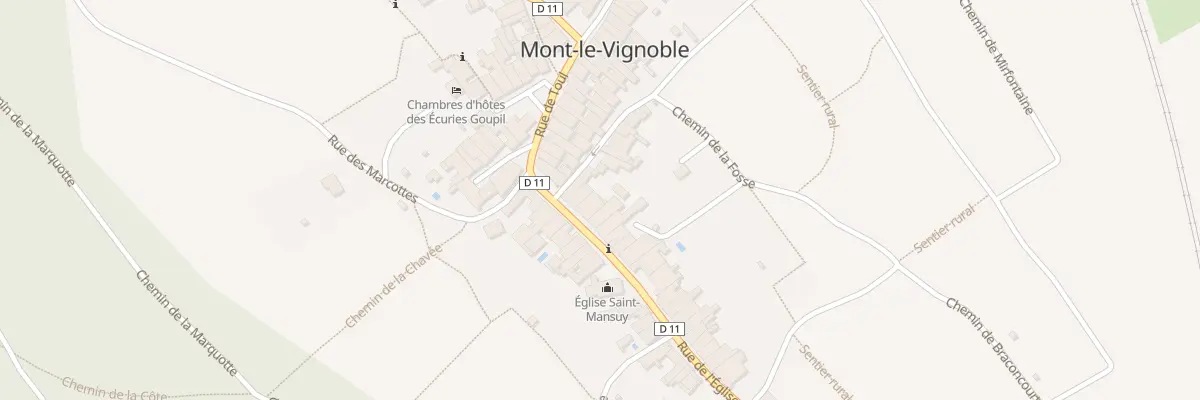 Plan du 49 Rue de l’Eglise à Mont-le-Vignoble