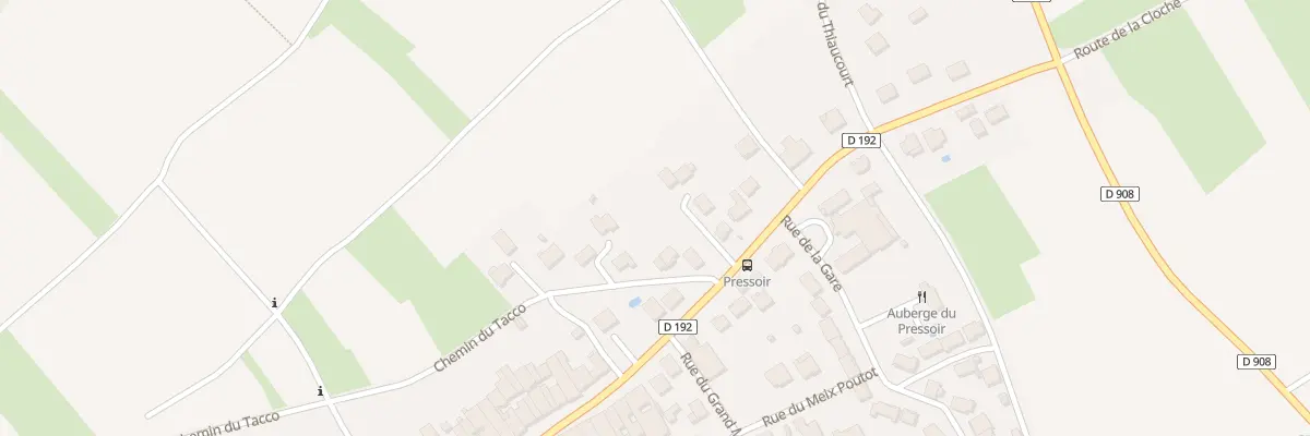 Plan du 2 Che du Tacco à Lucey