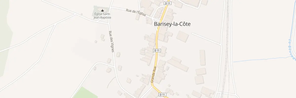 Plan du 32 Gr Grande Rue à Barisey-la-Côte