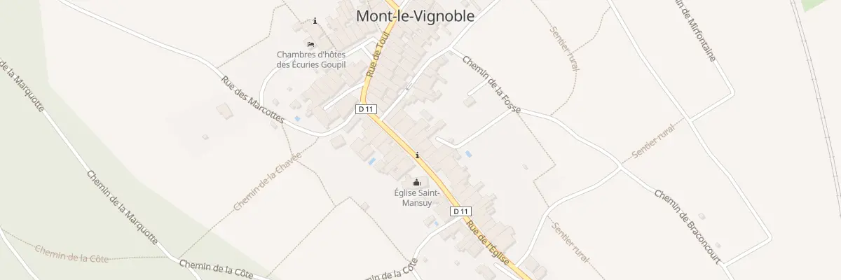 Plan du 67 Rue de l’Eglise à Mont-le-Vignoble
