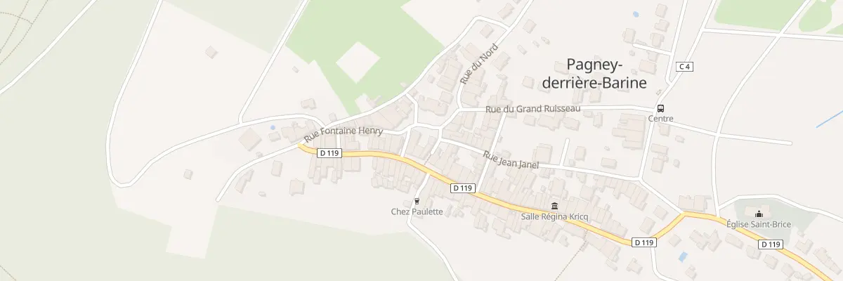 Plan du 11 Pl René Kricq à Pagney-derrière-Barine