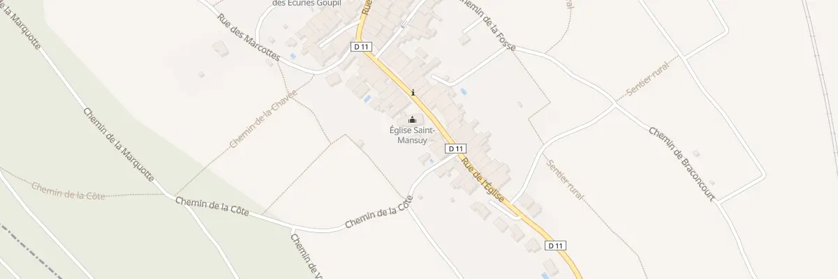 Plan du 134 Rue de l’Eglise à Mont-le-Vignoble