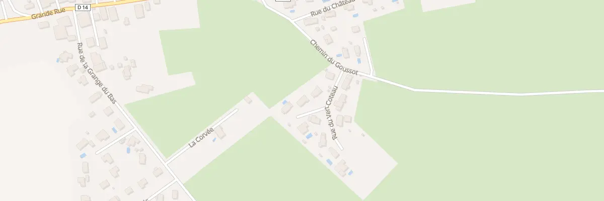 Plan du 6 Rue du Vert Coteau à Chevigney-sur-l’Ognon