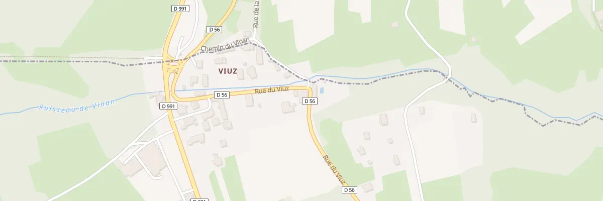Plan du 250 Rue de Viuz à Chindrieux