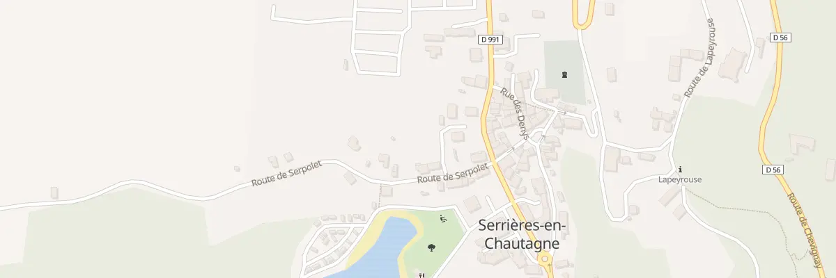 Plan du 76 Rte de Serpolet à Serrières-en-Chautagne