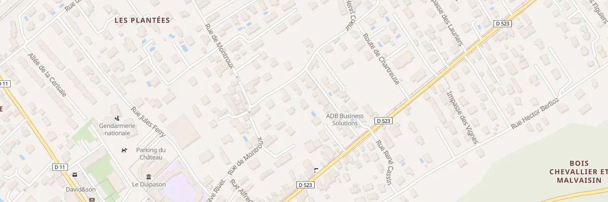 Plan du 6 Rue Henri Coeur à Domène
