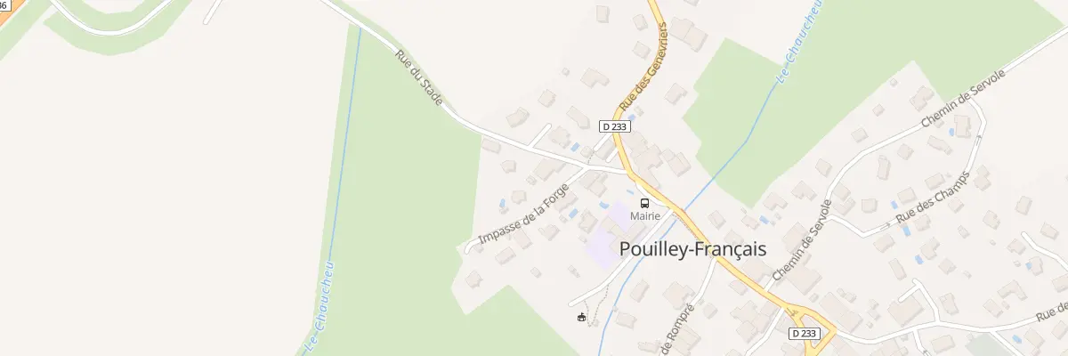 Plan du 5142 Imp de la Forge à Pouilley-Français