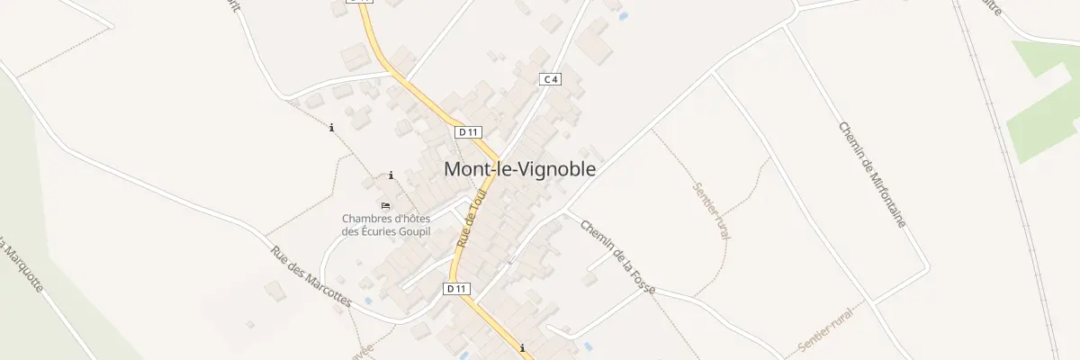Plan du 116 Rue de Toul à Mont-le-Vignoble