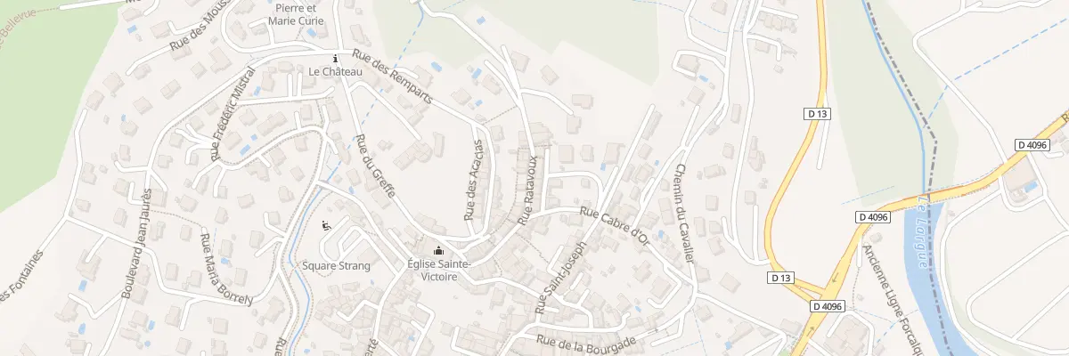 Plan du 30 Rue Ratavoux à Volx