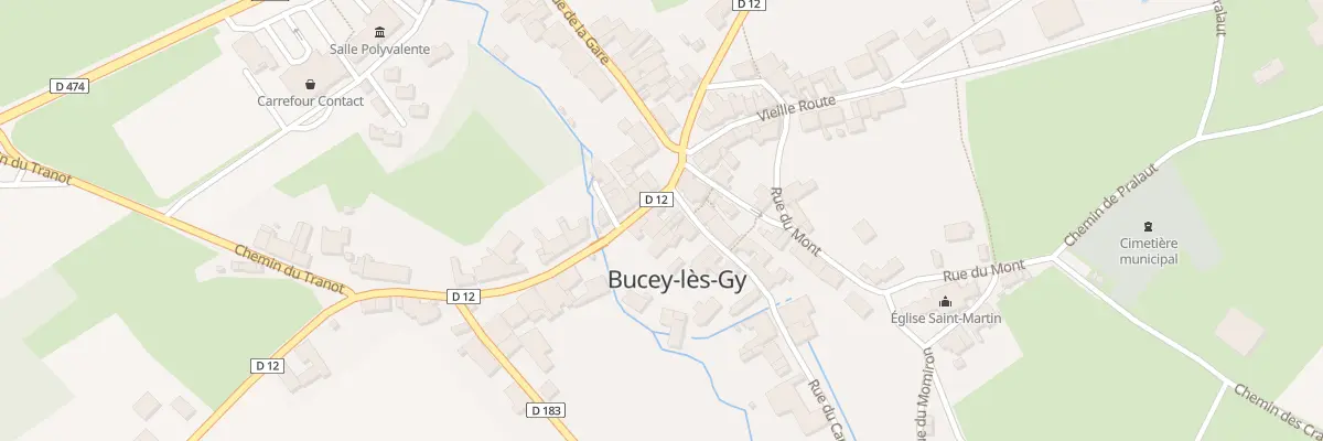 Plan du 2 Rue du Canal à Bucey-lès-Gy