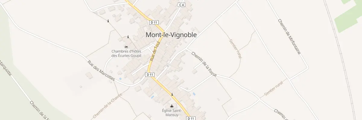 Plan du 74 Rue des Jardins à Mont-le-Vignoble
