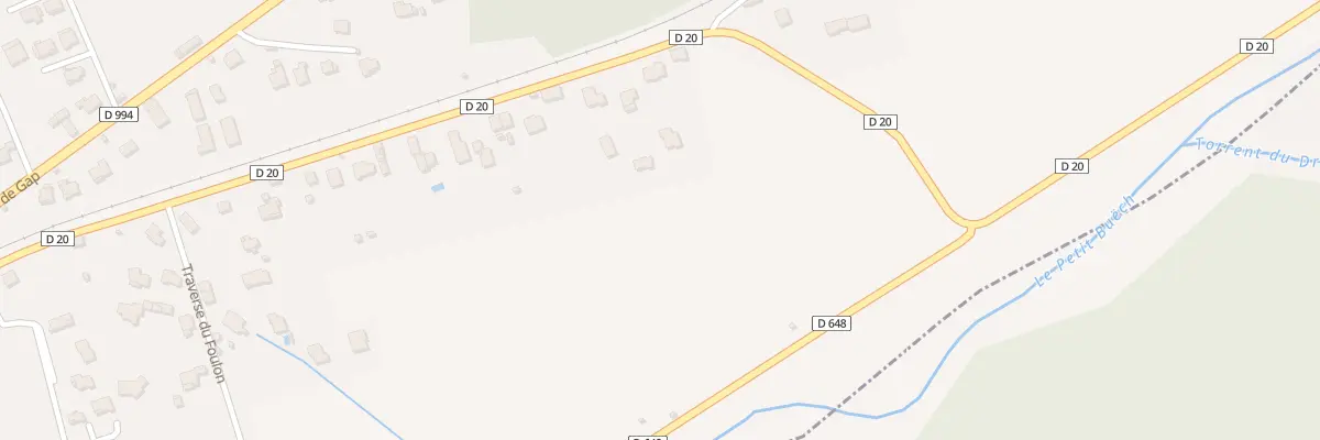 Plan du 28 Rte des Savoyons à Veynes