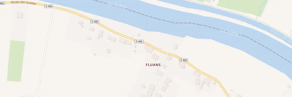 Plan du 22 Rte des Grottes à Roset-Fluans