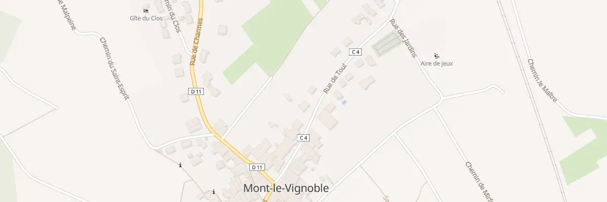 Plan du 231 Rue de Toul à Mont-le-Vignoble