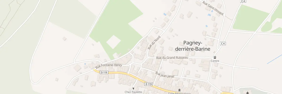 Plan du 21 Rue du Nord à Pagney-derrière-Barine