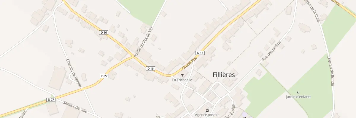 Plan du 5 Grand Rue à Fillières