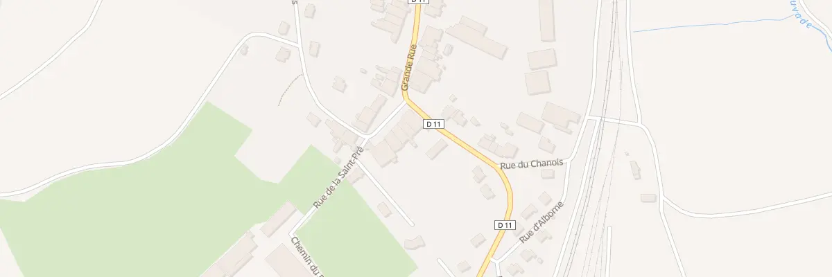 Plan du 3 Rue de la Saint- Pré à Barisey-la-Côte