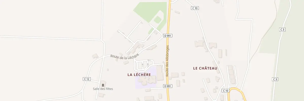 Plan du 43 Rte de la Léchère à Serrières-en-Chautagne