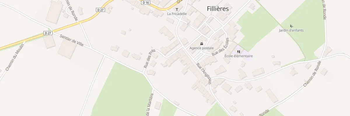 Plan du 5 Rue des Prés à Fillières