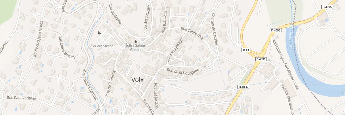 Plan du 14 Rue Saint-Joseph à Volx