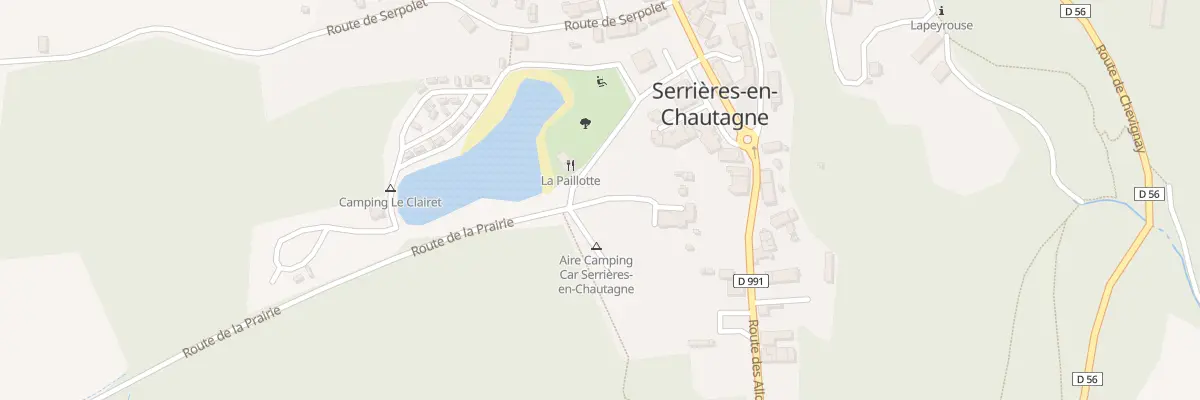 Plan du 169 Rte de la Prairie à Serrières-en-Chautagne