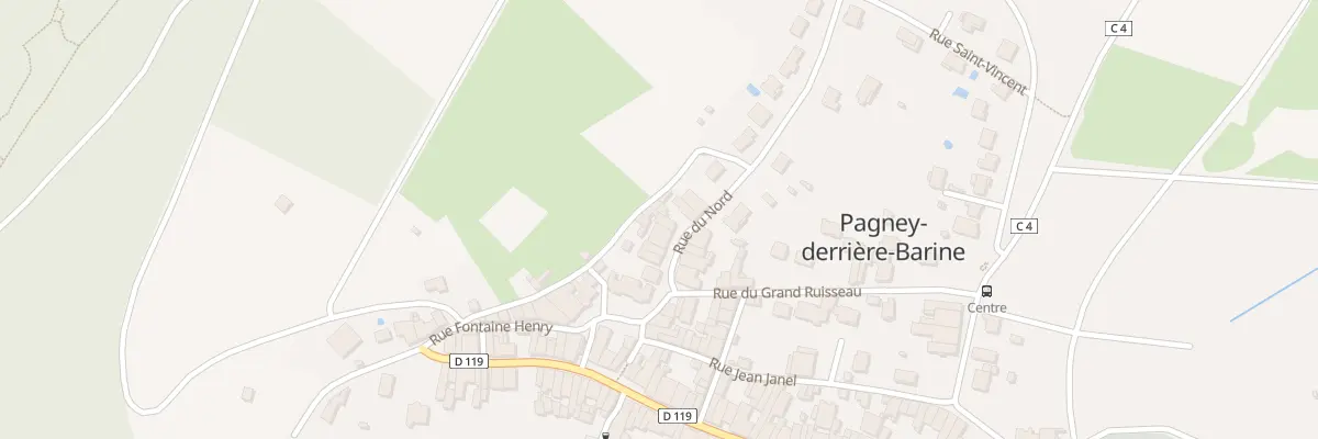Plan du 37 Rue du Nord à Pagney-derrière-Barine