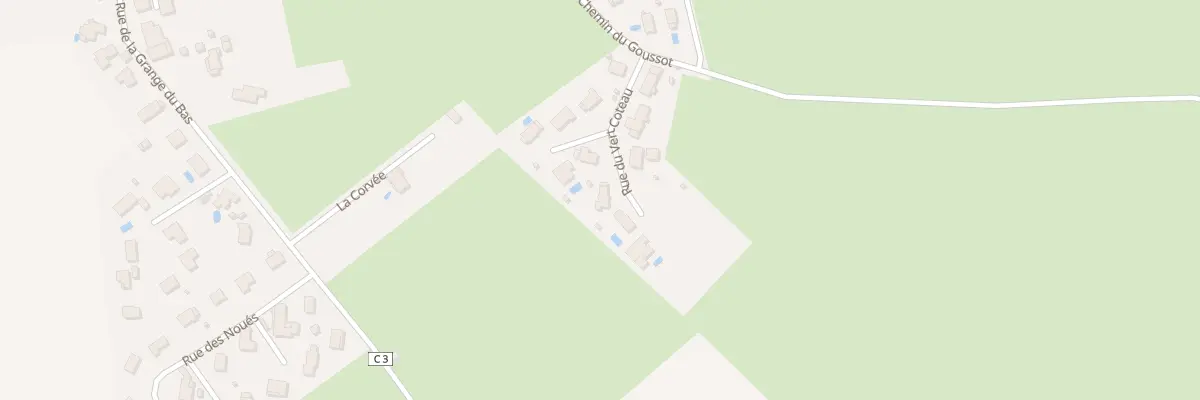 Plan du 10 Rue du Vert Coteau à Chevigney-sur-l’Ognon
