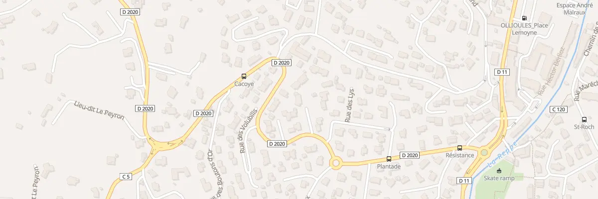 Plan du 63 Rue des Jonquilles à Ollioules