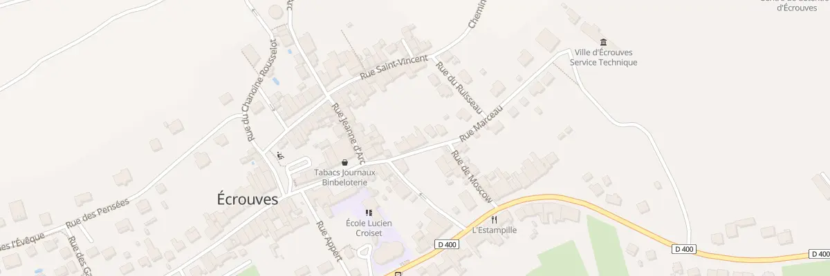 Plan du 33 Rue Marceau à Écrouves