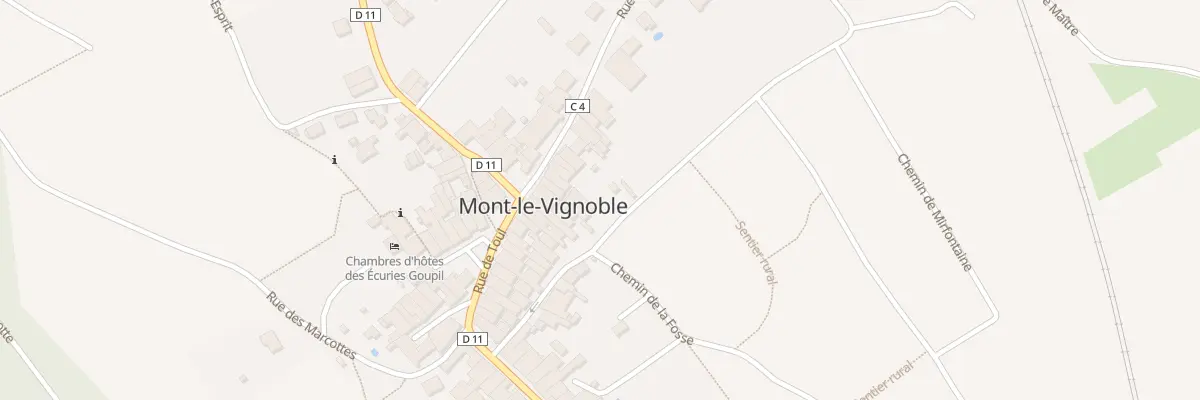 Plan du 144B Rue de Toul à Mont-le-Vignoble