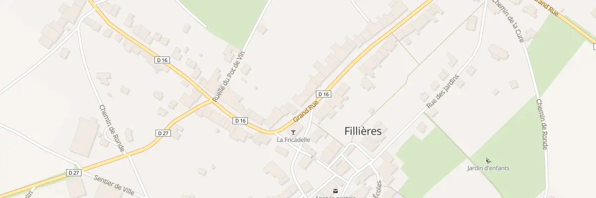 Plan du 7 Grand Rue à Fillières