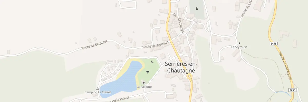 Plan du 39 Rte de Serpolet à Serrières-en-Chautagne