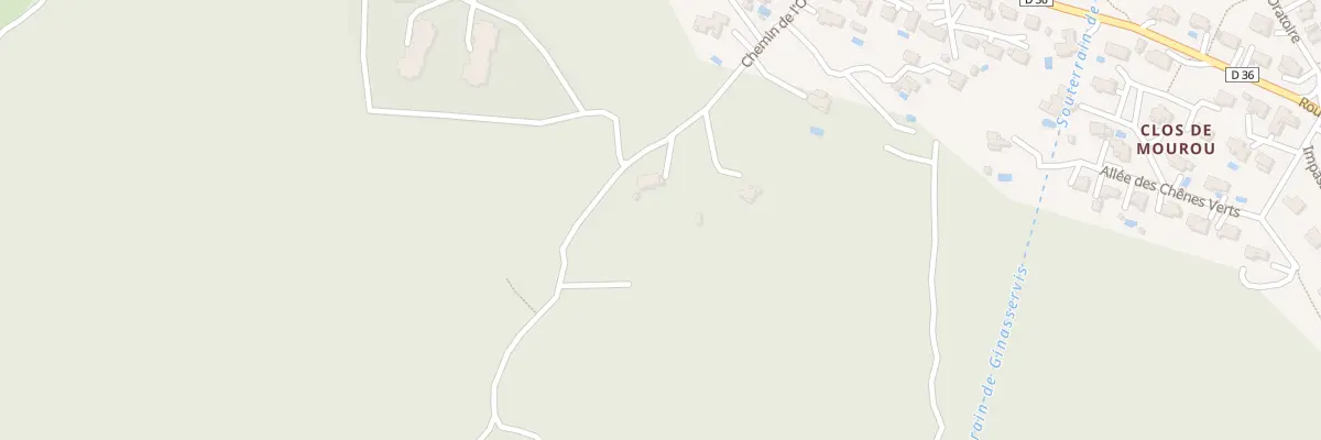 Plan du 10 Che de l’Ouvière à Ginasservis