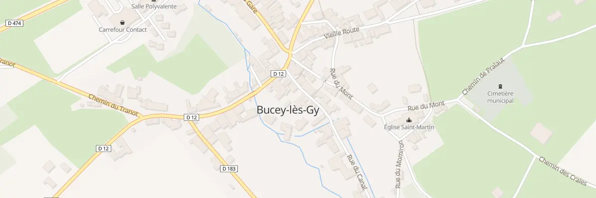 Plan du 10 Rue du Canal à Bucey-lès-Gy