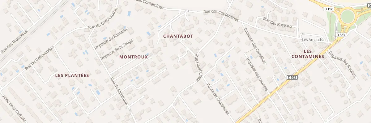 Plan du 11C Rue Henri Coeur à Domène