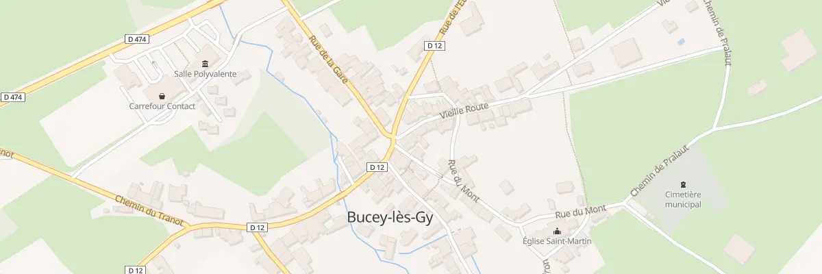 Plan du 4 Vieille Route à Bucey-lès-Gy