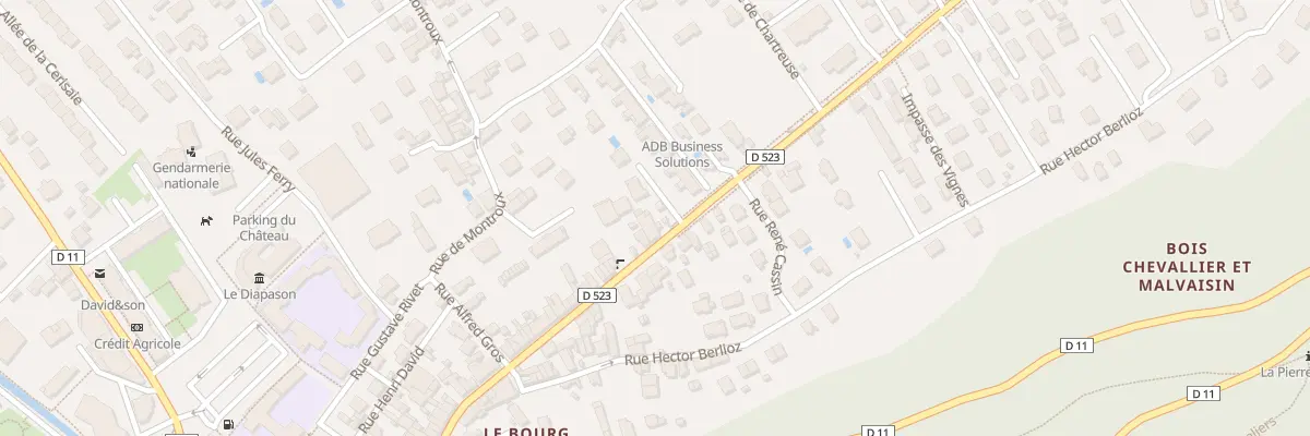Plan du 73 Rue de la République à Domène