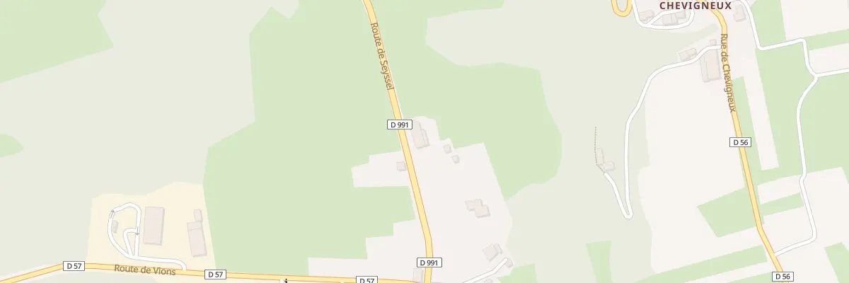 Plan du 1220 Rte de Seyssel à Chindrieux
