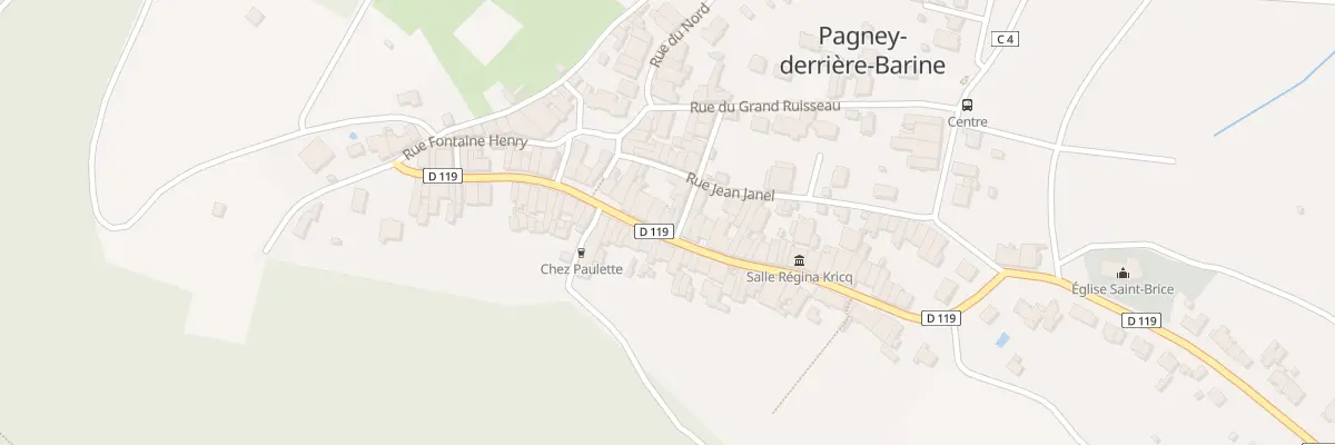 Plan du 306 Rue Régina Kricq à Pagney-derrière-Barine