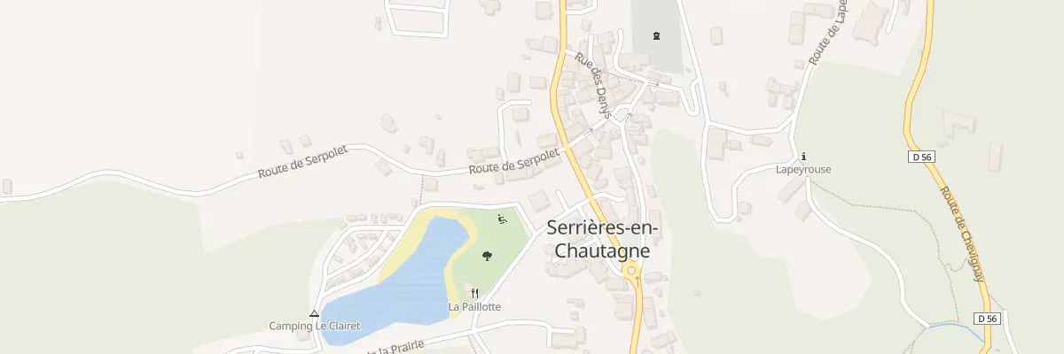 Plan du 29 Rte de Serpolet à Serrières-en-Chautagne