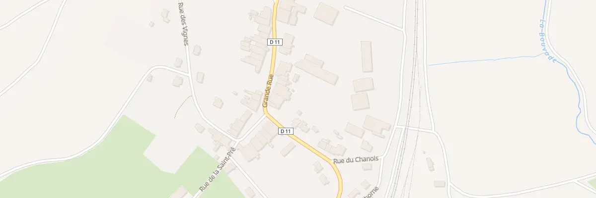 Plan du 37 Gr Grande Rue à Barisey-la-Côte