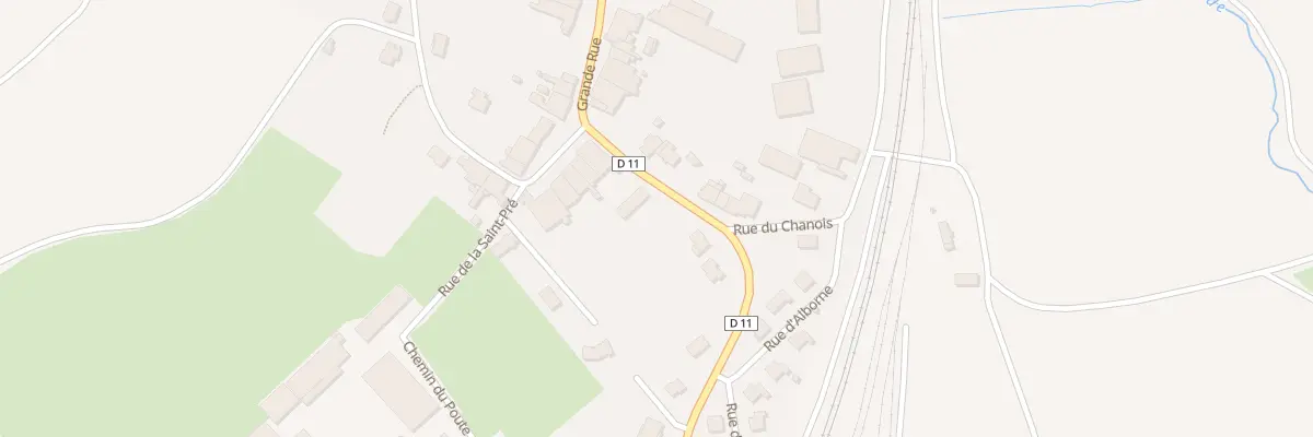 Plan du 46 Gr Grande Rue à Barisey-la-Côte