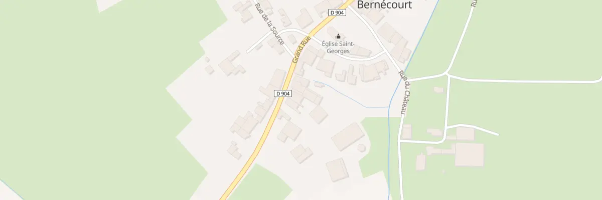 Plan du 23 Gr Grand Rue à Bernécourt