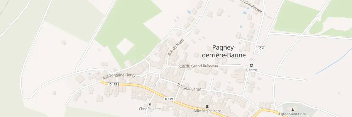 Plan du 20 Rue du Nord à Pagney-derrière-Barine
