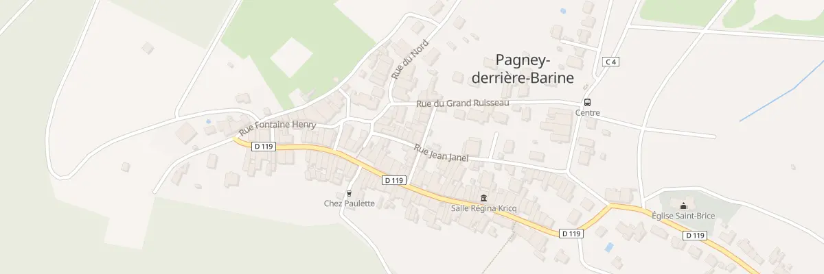 Plan du 39 Rue Jean Janel à Pagney-derrière-Barine