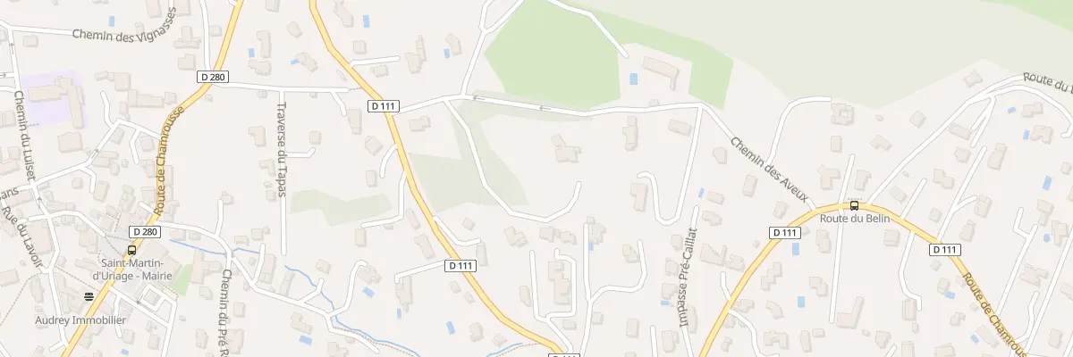 Plan du 377 Che des Aveux à Saint-Martin-d’Uriage