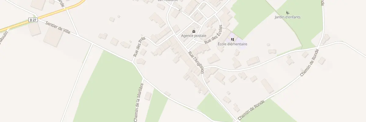 Plan du 12 Rue de l’Anglisson à Fillières