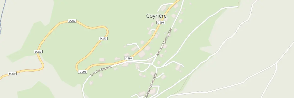 Plan du 14 Rue du Maquis à Coyrière