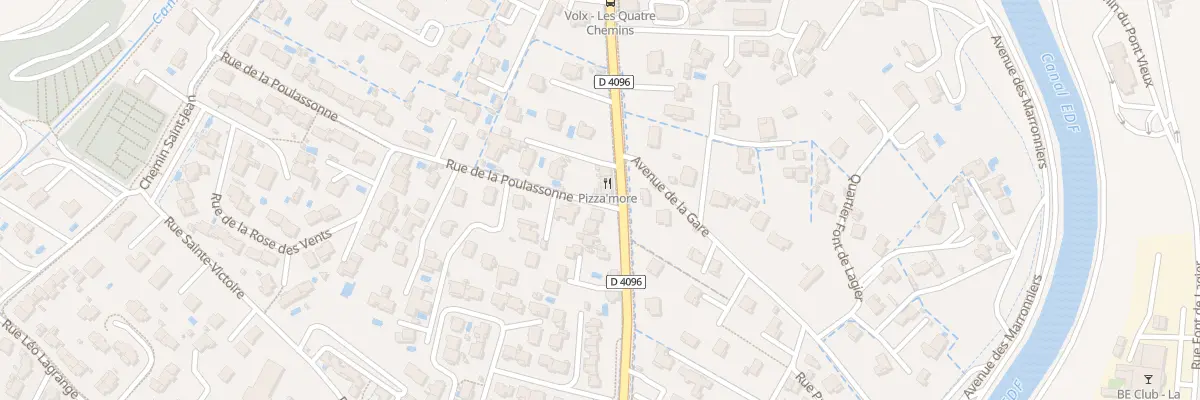 Plan du 334 Rue de la Poulassonne à Volx
