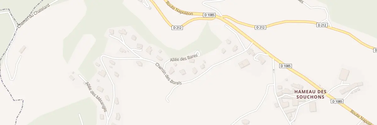 Plan du 110 All des Bares à La Salle-en-Beaumont